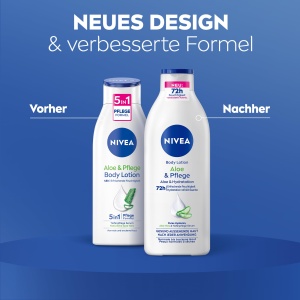 Lotiune pentru corp NIVEA Aloe Pflege, 400 ml, cu Hyaluron si Aloe Vera - Img 3