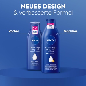 Lotiune pentru corp NIVEA Reichhaltige Body Milk, 400 ml, cu Hyaluron si Ulei de Migdale - Img 3