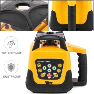Lumina verde laser rotativa profesionala VEVOR Max Suprafata de lucru 500m laser rotativ 360 rezistent la apa si praf Timp de lucru in aer liber 20 de - Img 3
