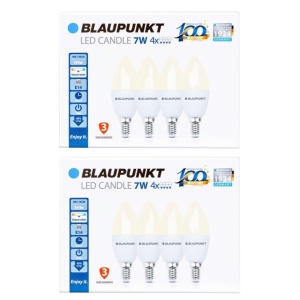 Lumini LED Blaupunkt E14 7W, 595 lumeni, lumina calda, set 8 bucati - Img 2