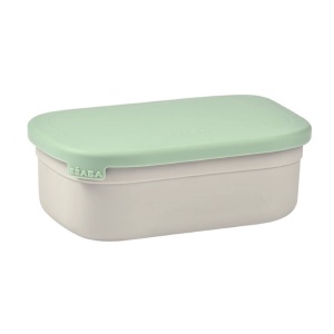 Lunchbox BEABA, Cutie de pranz copii, 760mL, inox, griverde salvie