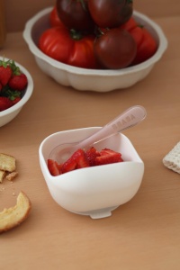 Luneta din silicon pentru bebelusi BEABA - set 4 bucati - ergonomic, multicolor - Img 5