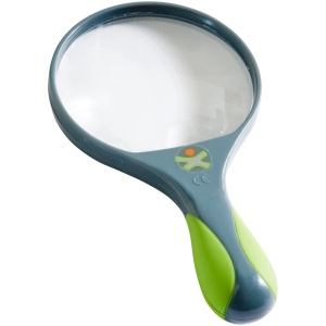 Lupa pentru copii HABA 303529 - 2x, 3x, 4x marire, din lemn