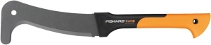 Macheta Fiskars XA3, 50.5 cm, Lama din otel intarit, Maner ergonomic, NegruPortocaliu