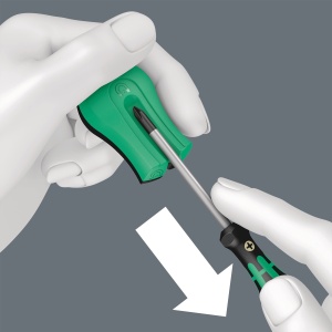 Magnetizator si Demagnetizator WERA 05033404001, 68 x 34 mm, Negru-Verde - Img 2