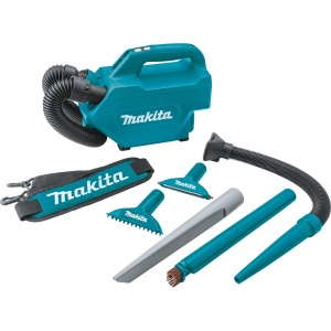 Makita DCL184Z Aspirator 18 V (fara baterie si incarcator), turcoaz - Img 1