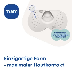 MAM Set 2 Brusthutchen S 17mm SkinSoft Silikon Contact Maxim - Img 6