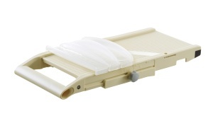 Mandolina Hendi Shogun Lame Inox Grosime Reglabila 1-5 mm Protectie Degete Bej - Img 7