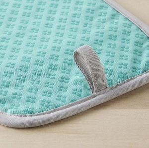 Manusi de bucatarie KitchenAid Asteroid, set 2 bucati, Aqua Sky, 17.8x25.4 cm - Img 3