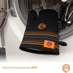 Manusi de cuptor MasterChef, 100 bumbac, rezistente la caldura, design multicolor - Img 6