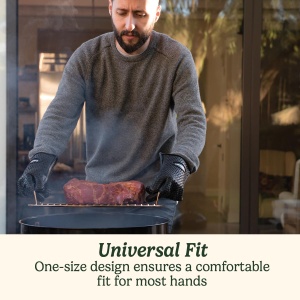 Manusi Grill Cuisinart din Silicon Rezistente la Calorii, 2 bucati, Negre - Img 4