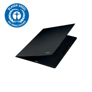 Mapa cu elastic Leitz Recycle A4, 10 buc, 250 foi, reciclata, neagra - Img 3