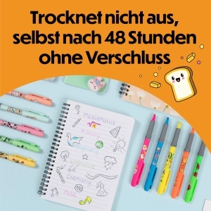 Marker neon BIC Highlighter Grip Decor, 10 culori, cu grip din cauciuc - Img 4