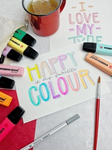 Marker text STABILO BOSS ORIGINAL, culoare vibranta, 4 ore protectie la uscare - Img 8