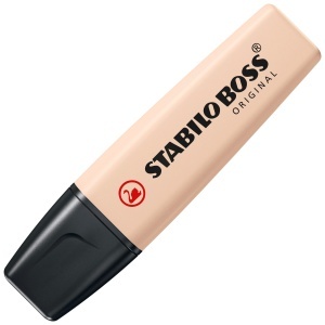 Marker text STABILO BOSS ORIGINAL NatureCOLORS, 6 culori, 2 in 1 - Img 2
