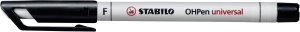 Marker universal STABILO OHPen, set 8 culori, 0.7 mm, rezistent la apa - Img 2