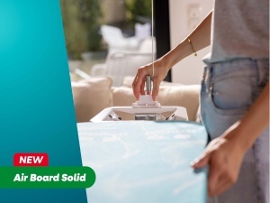Masa de calcat Leifheit Air Board M Solid, 120 x 38 cm, usor si ajustabil - Img 5