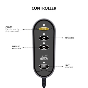 Masajer electric pentru picioare Snailax cu functie de incalzire, 2-in-1, portabil - Img 5