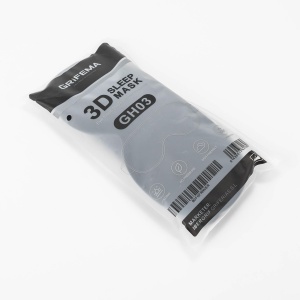 Masca de somn GRIFEMA GH03, 100 verdunkelare, design 3D, neagra - Img 8
