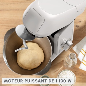 Masina de bucatarie Moulinex Bake Partner QA521B25 Masina de framantat planetara puternica 1100W Kit de accesorii BakeGood de performanta durabila - Img 5