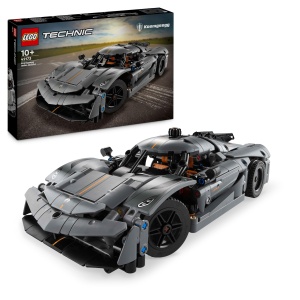 Masina de construit LEGO Technic Koenigsegg Jesko Absolut, 801 piese, gri