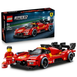 Masina de curse LEGO Speed Champions Ferrari 499P - 329 piese, cu minifigurina