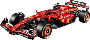 Masina de curse LEGO Technic Ferrari SF-24 F1 - Model de masina pentru adulti - Set de colectie de Formula 1 - Motor transmisie directie si DRS V6 la  - Img 10