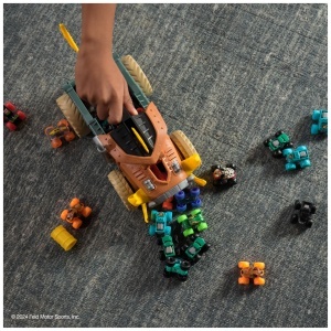 Masina de Curse Mini Jams Megalodon Mad Hog Chomper 187 cu 2 Barili - Img 4