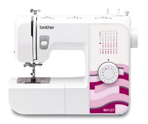 Masina de cusut mecanica BROTHER RH-127, 27 functii, LED, AlbRozRouge - Img 2