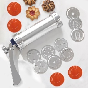 Masina de facut biscuiti InnovaGoods 2-in-1, design ergonomic, culoare rosie - Img 9