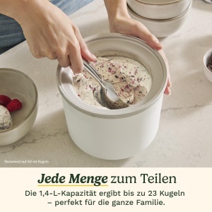 Masina de facut inghetata Cuisinart Cool Combo 1,4 L, 2-in-1, alba - Img 7