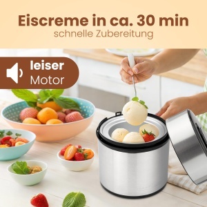 Masina de Facut Inghetata ProfiCook PC-ICM 1140, Capacitate 1800ml, Timer Digital - Img 2