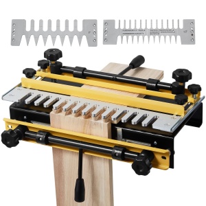 Masina de frezat VEVOR, 31 cm, 5 freze, 3 sabloane, pentru imbinari din lemn