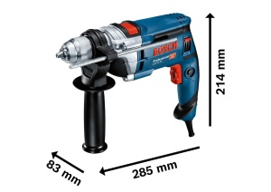 Masina de gaurit Bosch GSB 16 RE, 750 W, cu mandrina rapida 13 mm, accesorii incluse - Img 3