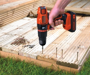 Masina de gaurit cu percutie BlackDecker BDCH188N, 18V, 2-Gang, 10 mm - Img 6
