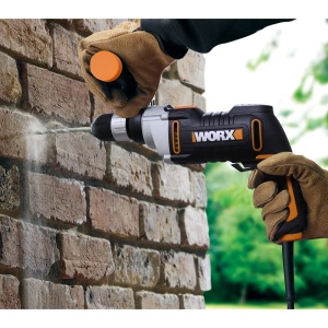 Masina de gaurit cu percutie WORX WX328 810W Reglare viteza si adancime - Img 4
