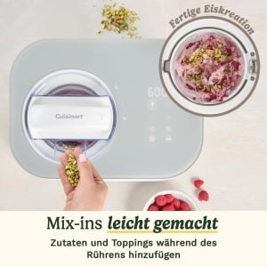 Masina de inghetata Cuisinart FreezeEase 3 setari fara pre-racire 950 ml - Img 7