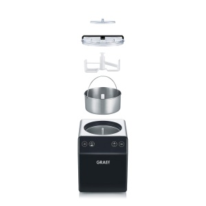 Masina de inghetata GRAEF IM700 2L Touch-Display Negru Cream Control - Img 6