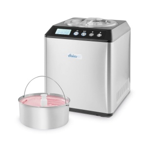Masina de inghetata HENDI, capacitate 2L, putere 180W, inox - Img 2