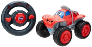 Masina de jucarie Chicco Billy Bigwheels, RC cu telecomanda intuitiva, rosu