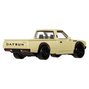 Masina de jucarie Hot Wheels Datsun 620, 164, cu roti Real Riders, metal - Img 5