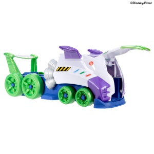 Masina de jucarie Hot Wheels Disney Pixar Buzz Lightyear cu transportor, 164 - Img 5