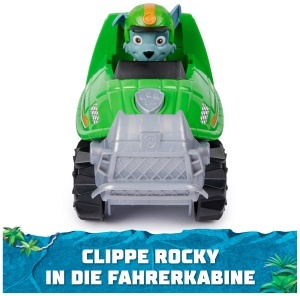 Masina de jucarie PAW PATROL Jungle Pups cu Rocky, transformabila, pentru copii de la 3 ani - Img 5