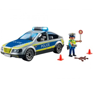 Masina de Politie PLAYMOBIL 71729 cu figurina, sunet si lumini, pentru copii 4 - Img 6