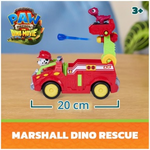 Masina de Pompieri Dino PAW PATROL Marshall cu Figurina, 20 cm, 2 Proiectile - Img 2