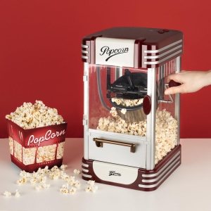 Masina de Popcorn H.Koenig POP330, Capacitate 50g, Putere 360W, Design Retro - Img 10
