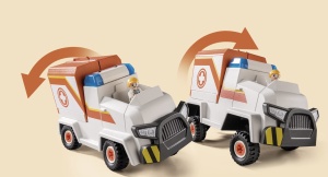 Masina de salvare PLAYMOBIL Duck On Call 70916 cu lumini si sunete, pentru copii de la 3 ani - Img 5
