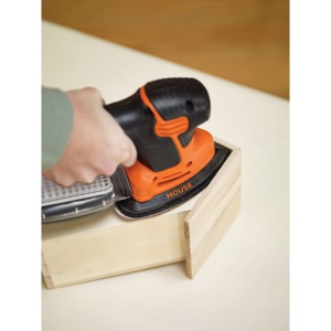 Masina de slefuit BLACKDECKER Mouse 120W, cu filtrare a prafului, design ergonomic - Img 3