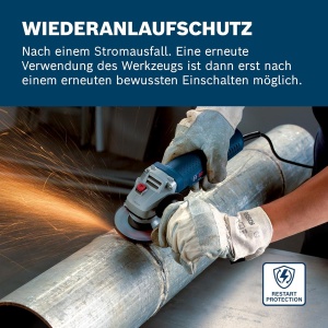 Masina de slefuit Bosch Professional GWS 7-125, 720W, disc 125mm, ergonomica - Img 5