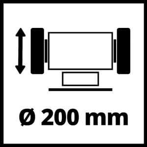 Masina de slefuit Einhell TC-BG 200 L 400W LED Robust - Img 10